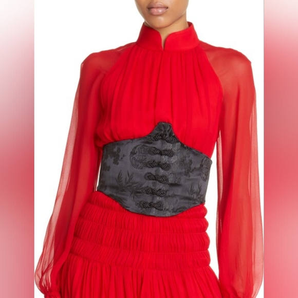 17. NWT SAU LEE JORDYN SATIN UNDERBUST CORSET - Picture 1 of 11